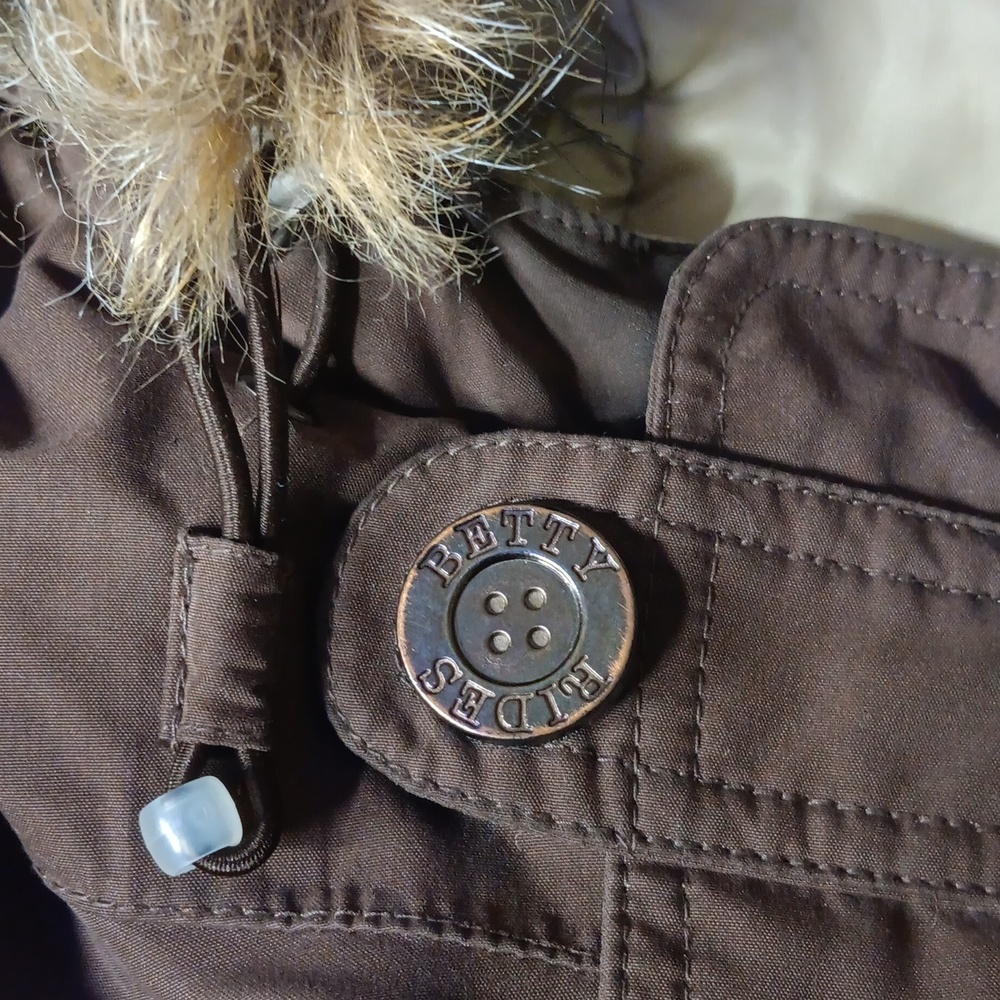 Betty Rides Snowboard Jacket w/ Detachable Fur Hood